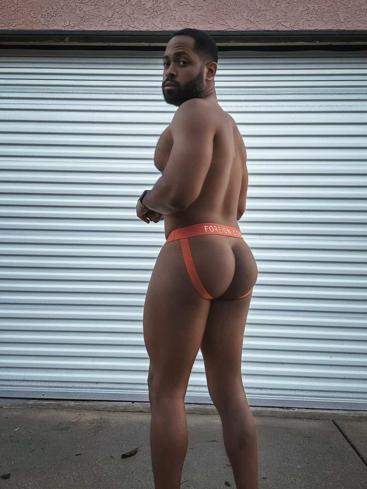 St. Thomas cranberry Jock strap